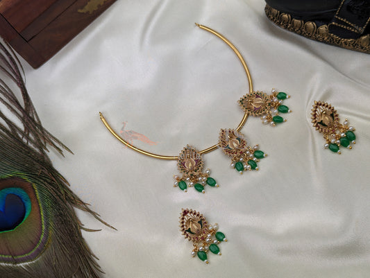 Choker Necklace and Earrings set