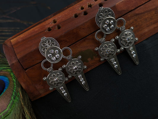 German Silver Earrings Set