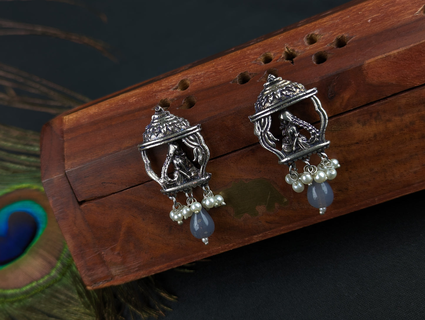 Oxidized Earrings