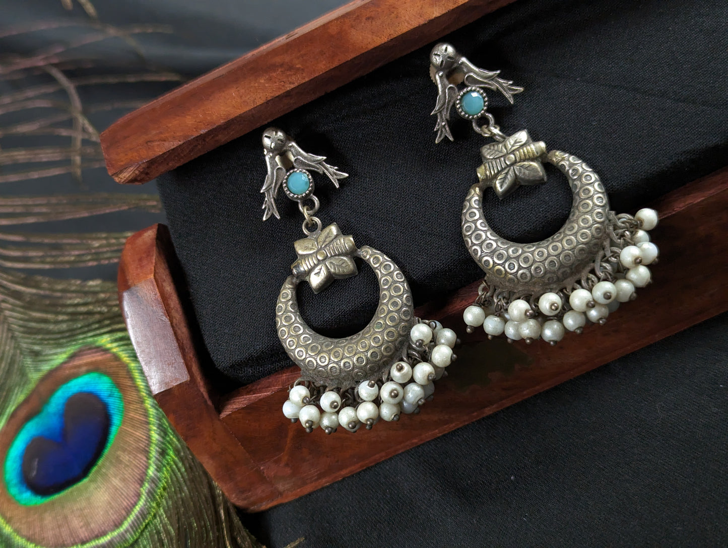 German Silver Earrings Set