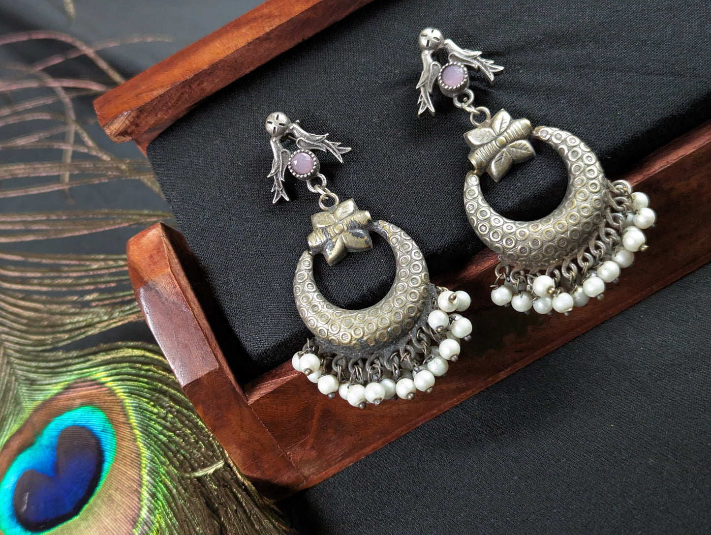 German Silver Earrings Set